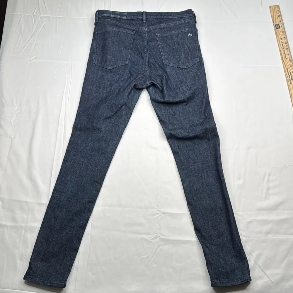 rag & bone size 28 Women's Skinny Jeans - Dark Blue Wash indigo high rise denim - Picture 10 of 11